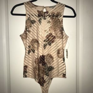 Charlotte Russe Floral Bodysuit